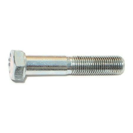 

3/8 -24 x 2 Zinc Plated Grade 5 Steel Fine Thread Hex Cap Screws (6 pcs.)
