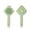 Green, variant on ACDANC 2Pcs Cat Brush,Pp Cat Grooming Brush,Cat Deshedding Brush,White&Green,8X3X1"