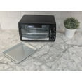 thumbnail image 5 of Toastess - Toaster Oven, 4 Slice Capacity, Temperature Control, 1000 Watts, Black, 5 of 5