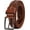 Yellowish Brown, variant on CoCoMangos Men's Leather Braided Belt Golf Belt 1 3/8" Braided Belt Casual Jeans with Gift Box