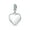 Light-Blue, variant on Womens Initial Monogram Crystal Heart Dangle Charm Bead Sterling Silver Birthstone