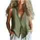 thumbnail image 3 of Camisas para mujer,Camiseta holgada con cuello en V para mujer, blusa informal de manga larga, mezcla de lino suave, versátil para uso diario, sopatenor, 3 of 9