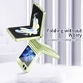 thumbnail image 2 of Allytechgroup Galaxy Z Flip 6 Case, Stylish Plating Slim Fit Cover Hinge Protection Shockproof Anti-Scratch Bumper Rugged Phone Case for Samsung Galaxy Z Flip 6 5G, Green, 2 of 7