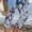 Navy pants for women, variant on up to 60% off Gifts Usmixi Womens Cropped Trousers Summer Beach Fashion Floral Elastic Waist 3/4 Pants Plus Size Comfy Lightweight Pants Blue XXXL