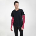 thumbnail image 5 of Easygdp Pink Glitter Adult Ice Silk Sunscreen Arm Cover with Thumbhole, Cooling Compression Arm Cover for Running, 5 of 8