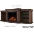 thumbnail image 3 of Real Flame Valmont 74" Electric Fireplace TV Stand in Chestnut Oak, 3 of 8