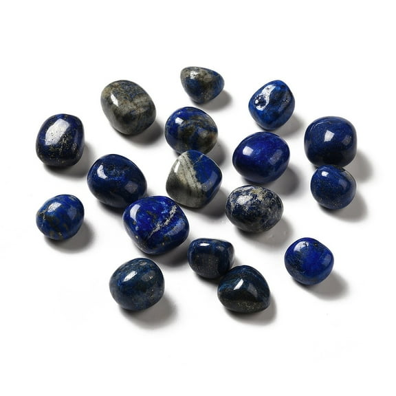 500 g Natural Lazuli Beads Tumbled Stone Healing Stones for Reiki Healing Crystals Chakra Balancing Vase Filler Gems No Hole/Undrilled Nuggets 17~30x15~27x8~22mm