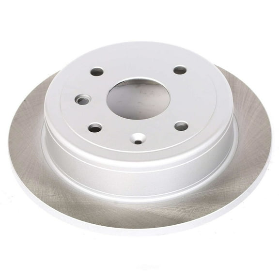 PowerStop JBR1510SCR PowerStop - Rear Coated Hat and Edge Rotor
