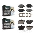 thumbnail image 1 of TEC Front Rear Ceramic Brake Pads Kit for Car Toyota Celica KTC-100408, 1 of 10