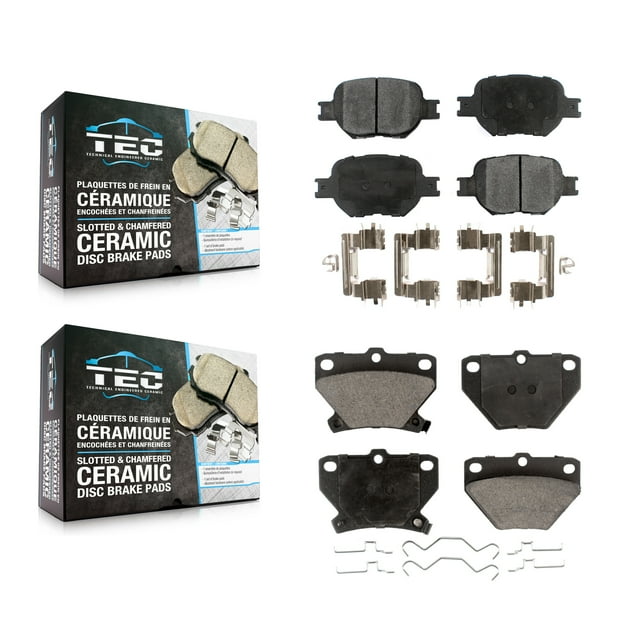 TEC Front Rear Ceramic Brake Pads Kit for Car Toyota Celica KTC-100408