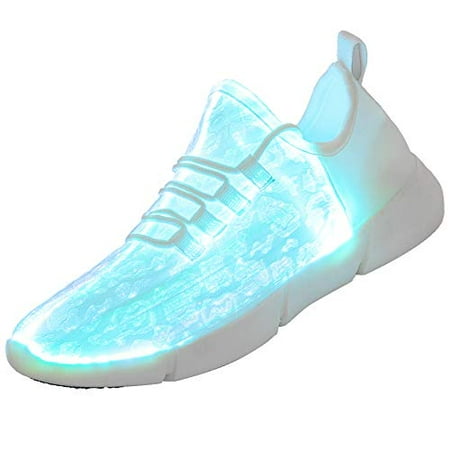 softance Fiber Optic LED Shoes Light Up Sneakers for Women...