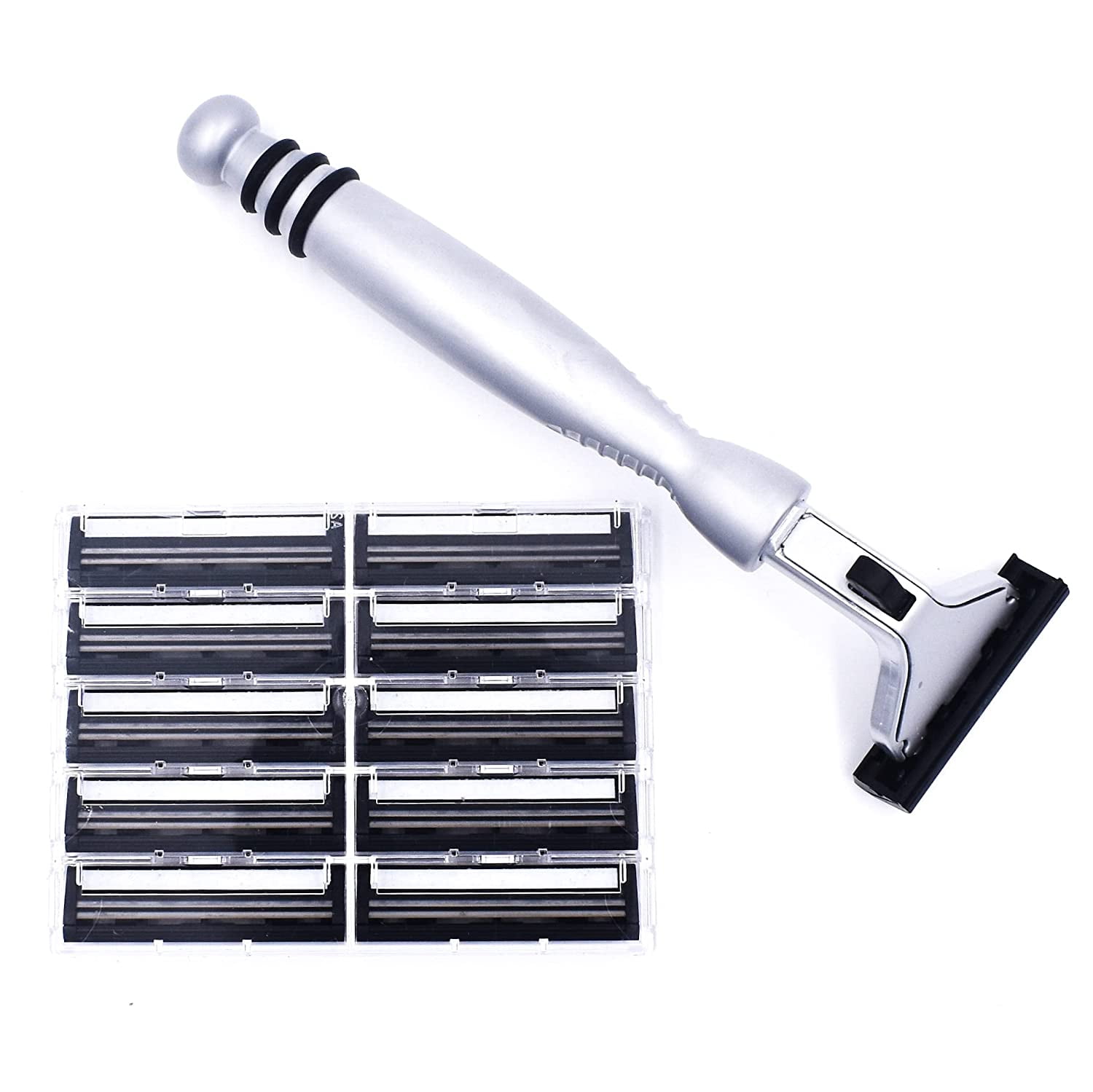 Taconic Shave Twin Pivot Blade Razor for Men, Compatible with Gillette