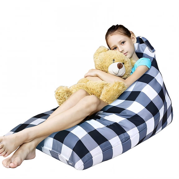 AUQ Bean Bag Cover,Reinforced Stitching Bean Bag Storage,Effortless Cleanup Bean Bag Covers Only,Style1