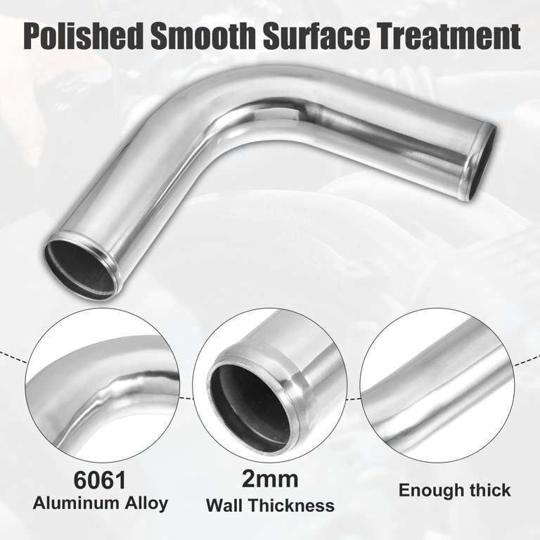 Aluminum Y Pipe Dual 2.5 inch to 3.5 inch Cold Air Intake Turbo Intercooler Pipe - INC