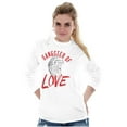 thumbnail image 4 of Gangster Of Love Funny Valentines Day Long Sleeve TShirt Men Women Brisco Brands X, 4 of 6