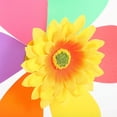 thumbnail image 2 of FNNMNNR 5 Pcs Blue Pinwheels Bulk Rainbow Wind Spinner Sunflower Windmill Outdoor Decor, 2 of 8
