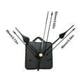 thumbnail image 3 of Clock Quartz Mechanism DIY Black Hands Replacement Movement Clock, 3 of 8