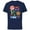Navy, variant on Disney PIXAR Feelin’ Fine One Day At A Time - Short Sleeve Cotton T-Shirt for Adults - Customized-Black