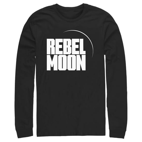 Men's Rebel Moon Classic Logo Long Sleeve Shirt Black Large