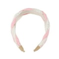 thumbnail image 4 of Unique Bargains 1 Pc Lace Twist Braided Headbands Pink, 4 of 6