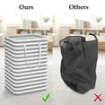 thumbnail image 5 of 2 Pack 75L Laundry Hamper Collapsible-Large  Laundry Baskets,Freestanding Waterproof Clothes Hamper with Easy Carry Handles in Laundry Room Bedroom Bathroom College Dorm for Adults,Gradient Grey, 5 of 9