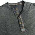 thumbnail image 6 of Mens Big & Tall T-Shirts, Henley Shirts for Men Fall Casual Loose Fit Solid Color Button Up Long Sleeve Tshirts M-3XL, 6 of 6