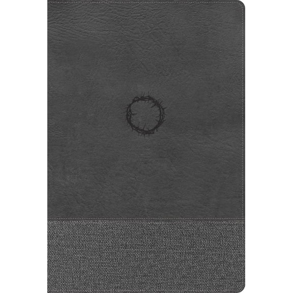 CSB Super Giant Print Reference Bible, Optimal Type, Digital Study Edition, Charcoal Leathertouch, (Hardcover)
