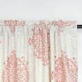 thumbnail image 2 of Home Soft Things Printed Microfiber Curtain - Chelsea 2 Piece Set - Coral - 60" x 84", 2 of 6