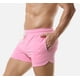 thumbnail image 1 of pstuiky Pantalones cortos de entrenamiento para hombre, Pantalones cortos deportivos de algodón con cintura media elástica y cordones para hombre Pantalones cortos cargo, 1 of 4
