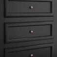 thumbnail image 5 of HLR Black Modern 3-Drawer Nightstand with Storage, Already Assembled Wood Bedside Table End Table for Bedroom, Hallway, 5 of 8