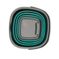 thumbnail image 3 of Homz Store N Store Seau Carré Pliable Portable de 10 Litres, Sarcelle, 3 of 7