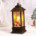thumbnail image 4 of Fiudx Ofertas relámpago Decoraciones navideñas Luces de viento navideñas Velas Lámparas de mesa Luces de noche pequeñas Luces de viento con llamas, 4 of 6