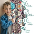 thumbnail image 3 of Blackout Kids Curtains,Multicolor Ethnic Geometric Pattern Childrens Insulated Curtains Set Of 2,Bedroom Essentials,Toddler Room Decor 52x84in(132x213cm), 3 of 5