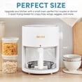 thumbnail image 5 of Glass Air Fryer and Countertop Convection Oven with Powerful 360Crispy? Technology (3 Quart), White, 5 of 6
