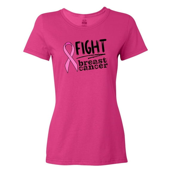 Inktastic Fight Breast Cancer Pink Ribbon Women's T-Shirt