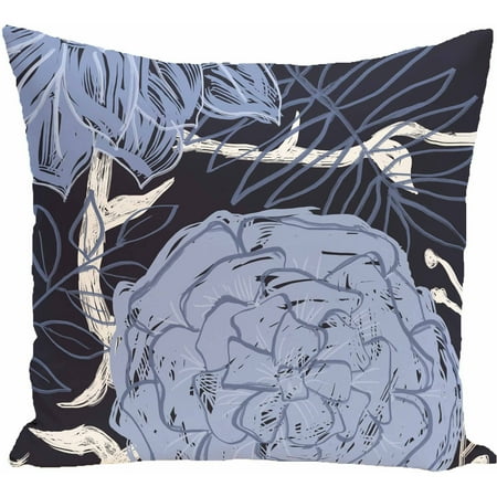 Simply Daisy Floral Print Decorative Pillow, 16