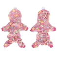 thumbnail image 4 of Combinaison pour Animaux de Compagnie, Petit Chien Vêtements pour Animaux de Compagnie Vêtements Chauds, Automne Hiver Vêtements pour Animaux de Compagnie pour Chats Chiens Rose Rouge Patte de Chien M, 4 of 8