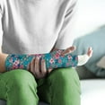 thumbnail image 2 of COEQINE Flower Arm Cast Covers Size S Wrist Elbow Cast Wound Scratcher Covers with A Thumb Hole Breathable Cast and Bandage Protector Stretch Arm Sleeves Gifts for Friends, 2 of 7