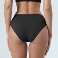 thumbnail image 4 of Velaura Variety Pack of Womens Underwear Tucking Panties for Women Boy Shorts Underwear for Women plus Size 4x Panties for Women Bikini Brief Thigh Chafing Women's Low Waist Mesh Briefs Solid Color, 4 of 5