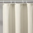 thumbnail image 3 of Psoiuetr Farmhouse Shower Curtain for Bathroom Linen and Cotton Woven Fabric Country Rustic Style Shower Curtain Set (Cream & Green, 72" L x 72" W), 3 of 6