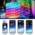 thumbnail image 1 of 12 Color String Lights USB Powered Changing Twinkle 33 FT 100 LED Fairy Lights Copper Wire String Lights Sync Waterproof Christmas Decorations for Indoor Yard Party Decor, 1 of 7