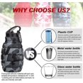 thumbnail image 3 of Faltbare Trinkflasche Granate 580ml, Bpa-frei, Wasserflasche Auslaufsicher, Aus Silikon Lebensmittelecht, Sportflasche Fr Fahrrad, Sport, Festival Mit, 3 of 5
