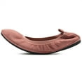 thumbnail image 2 of Ollio Women's Shoes Faux Suede Slip On Comfort Elasticated Ballet Flats BN16, 2 of 6