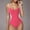 Hot Pink, variant on One Piece&nbsp;Swimsuit&nbsp;Women,Women's Suspender Abdominal Swimsuit V-neck Strap Back Swimsuit,Tummy Control&nbsp;Swimsuits for Women