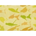 thumbnail image 1 of Ahgly Company Indoor Rectangle Patterned Golden Brown Yellow Area Rugs, 7' x 9', 1 of 6