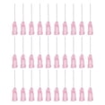 thumbnail image 1 of 100Pcs 20G Dispensing Needles With Luer Lock, 1" PTFE Glue Needle Tube Flexible Needle Pink, 1 of 6