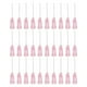 thumbnail image 1 of 100Pcs 20G Dispensing Needles With Luer Lock, 1" PTFE Glue Needle Tube Flexible Needle Pink, 1 of 6
