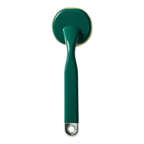 Yhmxh Utensilios de cocina Cepillo para ollas con mango Cepillo de cocina Quitamanchas para ollas Colgable Mango largo Limpieza del hogar Lavar ollas y sartenes Muebles para cocina