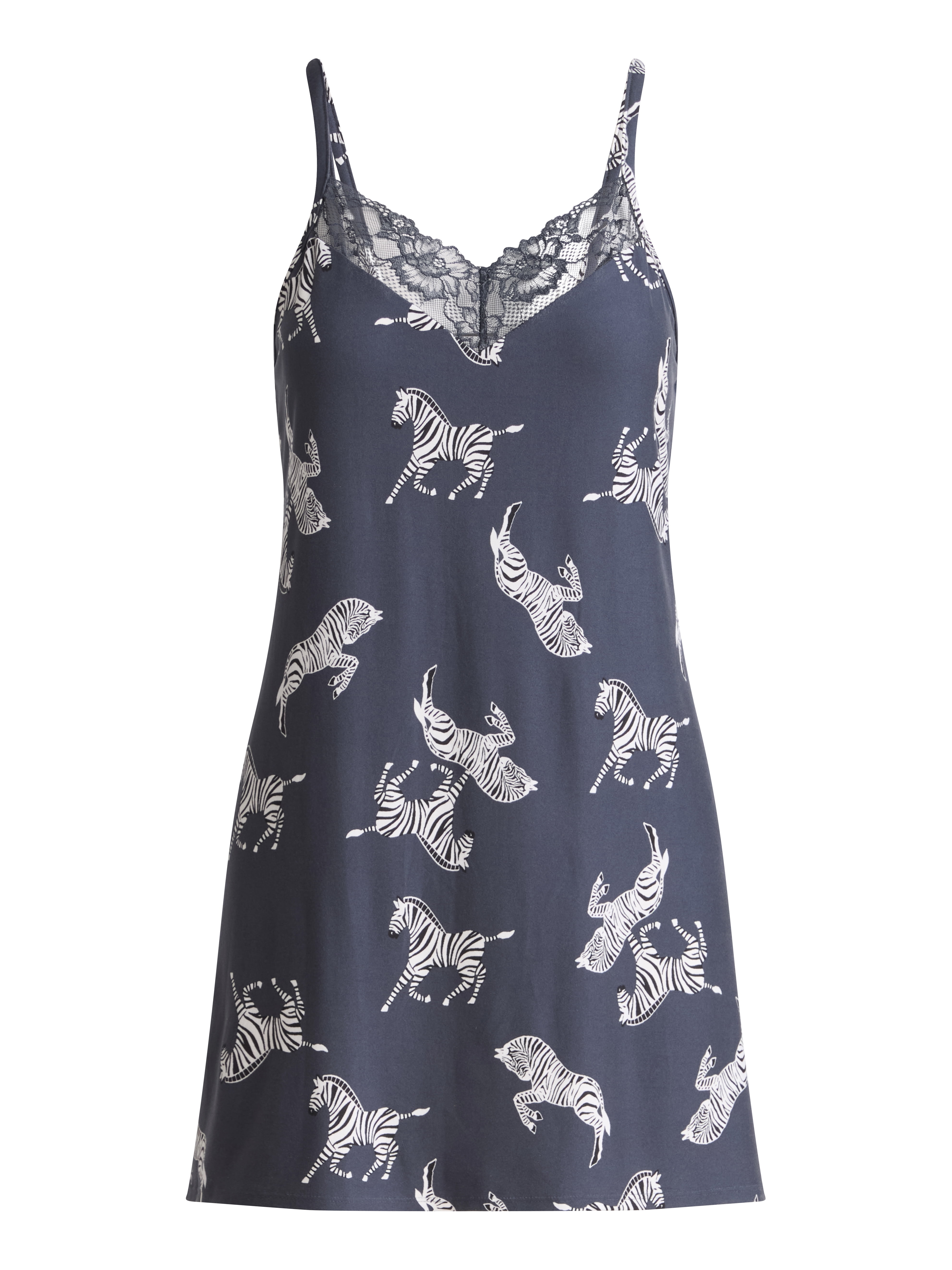 Joyspun Women’s Dreamy Soft Collection Lace Trim Knit Chemise, Sizes XS to 3X