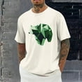 thumbnail image 6 of CYiJun George Graphic T Shirt for Men Summer Crew Neck Short Sleeve Casual Tees, 6 of 6